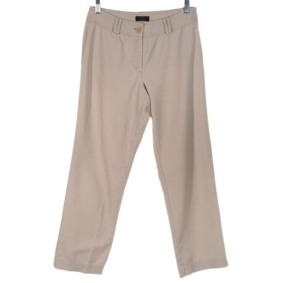 Charter Club Pants Womens Size 6 P Chino Cotton Stretch Classic Fit 28 x 27 - Picture 1 of 9